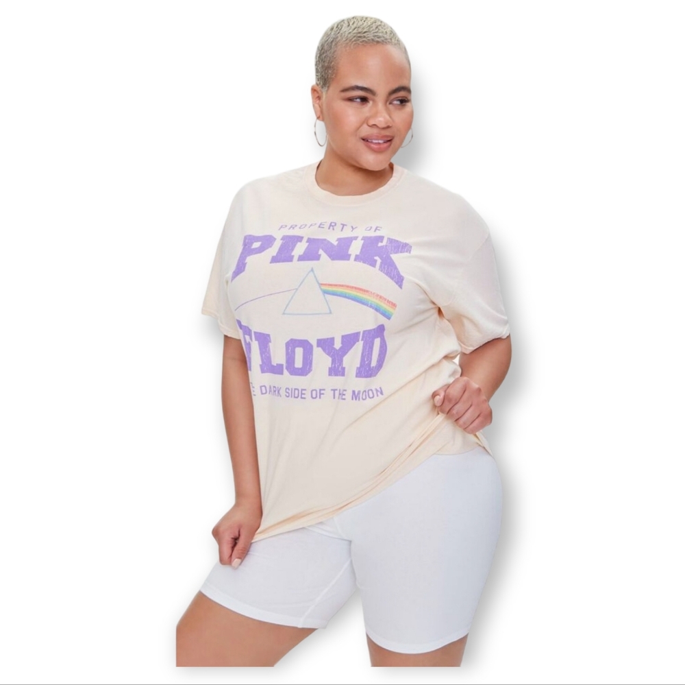 Pink Floyd Beige T-Shirt Size 0X New with tags 100% Cotton